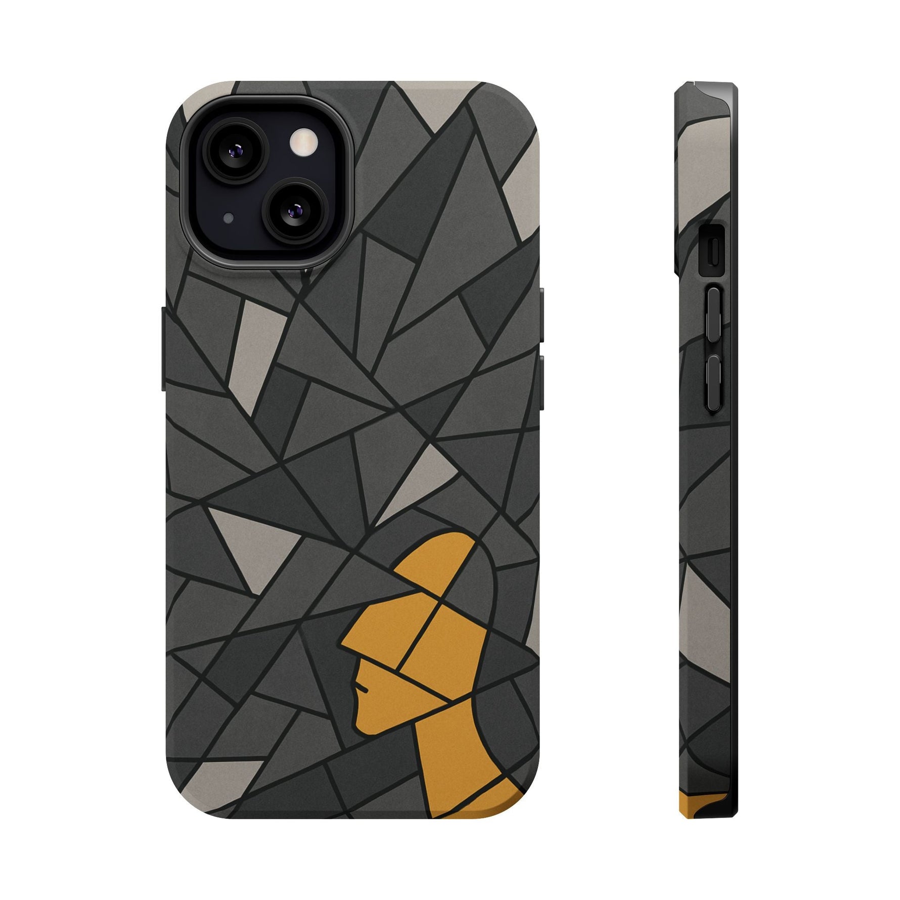 “Rebuilding Myself” Abstract iPhone Case — Magnetic MagSafe Impact-Resistant  Shamo's iPhone 13 / Matte