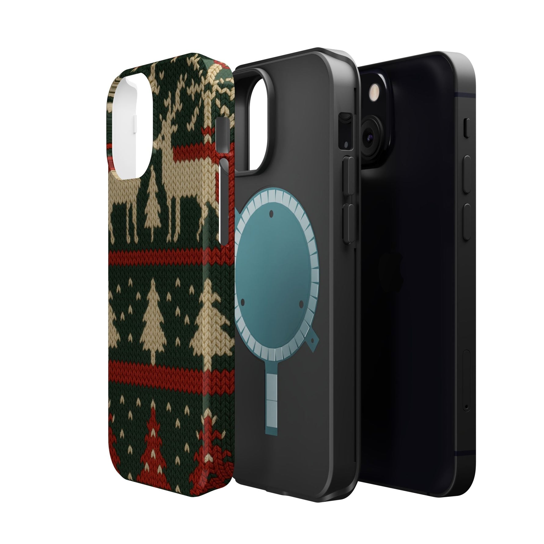 Holiday Reindeer Knit iPhone Case | compatible with MagSafe  Shamo's