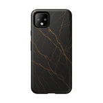 Black Marble Tough iPhone Case  Shamo's