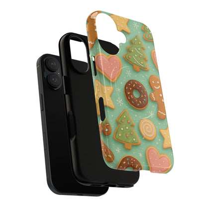 Holiday Cookie Pattern iPhone Case — MagSafe compatible