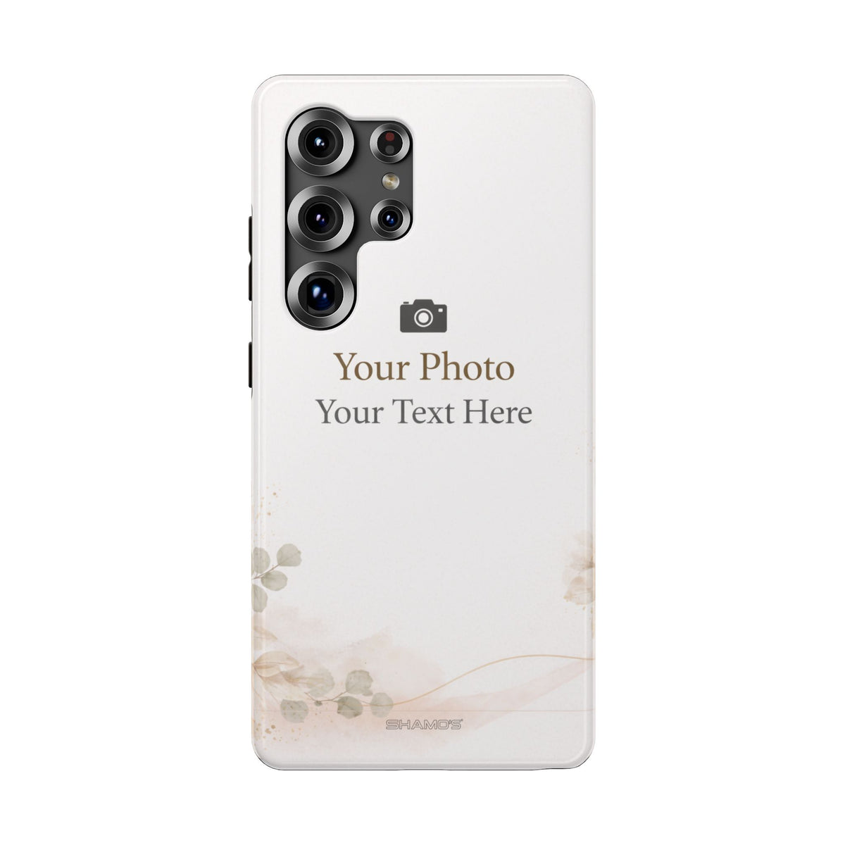 Personalizable Impact-Resistant Phone Case — Add Photo & Text