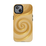 Luxury Series Swirl Gold iPhone Case compatible with MagSafe - Shamo's