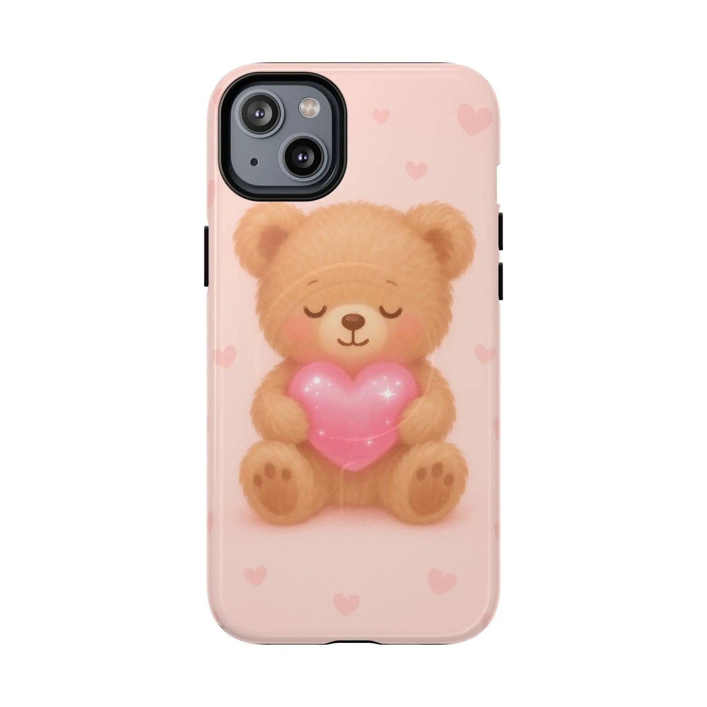 Heart Hug Teddy Bear iPhone Case – with MagSafe - Shamo's