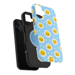 Sunny Daisy MagSafe Compatible Magnetic Phone Case — Impact-Resistant Cover