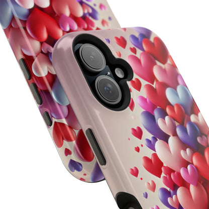 Love Hearts MagSafe iPhone Case — Magnetic, Impact-Resistant  Shamo's