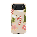 Festive Candy Cane Holiday iPhone Case | MagSafe  Shamo's iPhone 17 Air / Matte