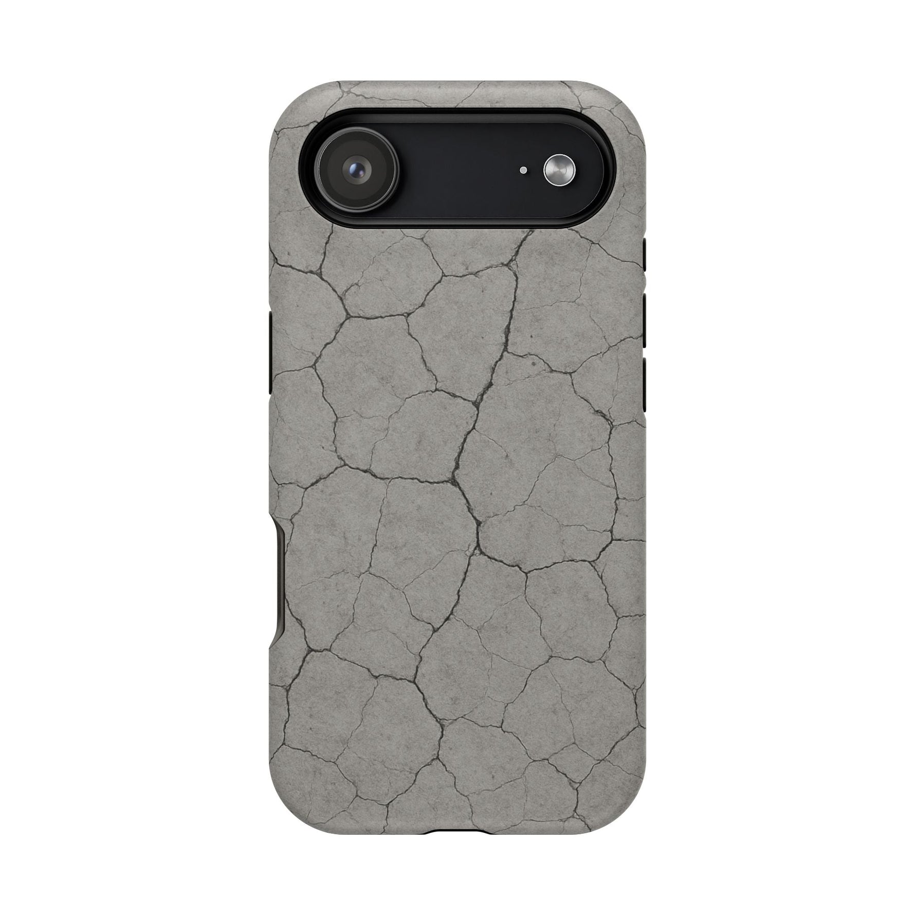 Cracked Concrete Texture iPhone Case with MagSafe compatibility  Shamo's iPhone 17 Air / Matte