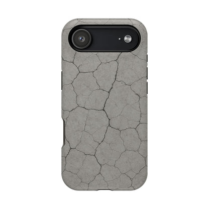 Cracked Concrete Texture iPhone Case with MagSafe compatibility  Shamo's iPhone 17 Air / Matte
