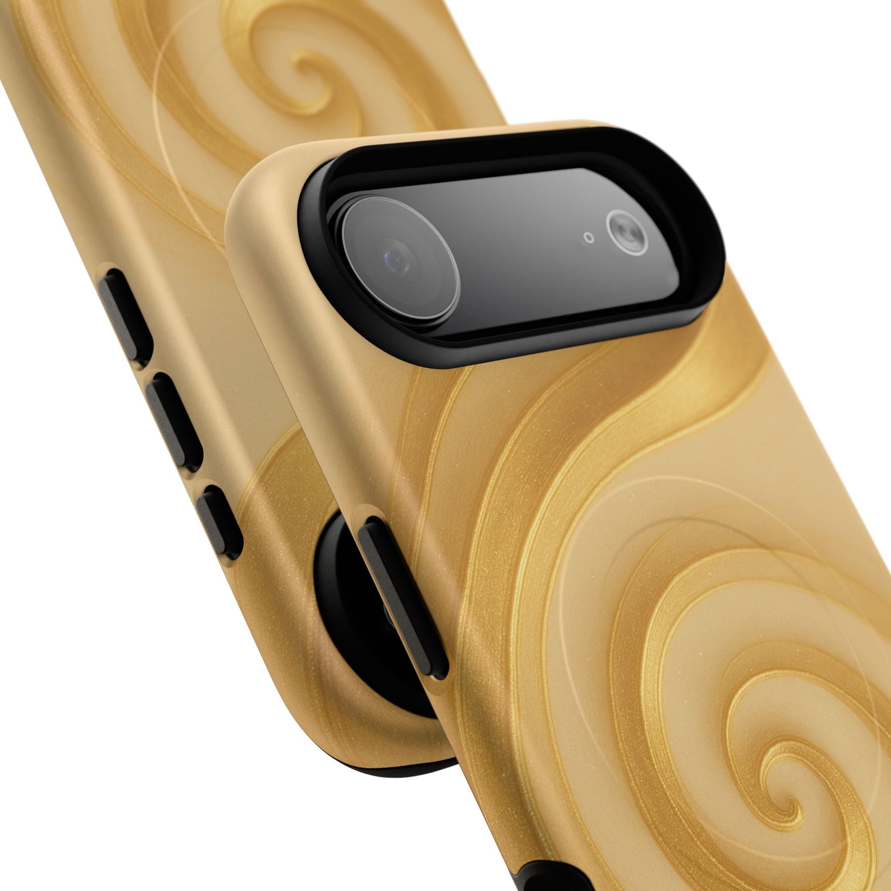 Luxury Series Swirl Gold iPhone Case compatible with MagSafe  Shamo's