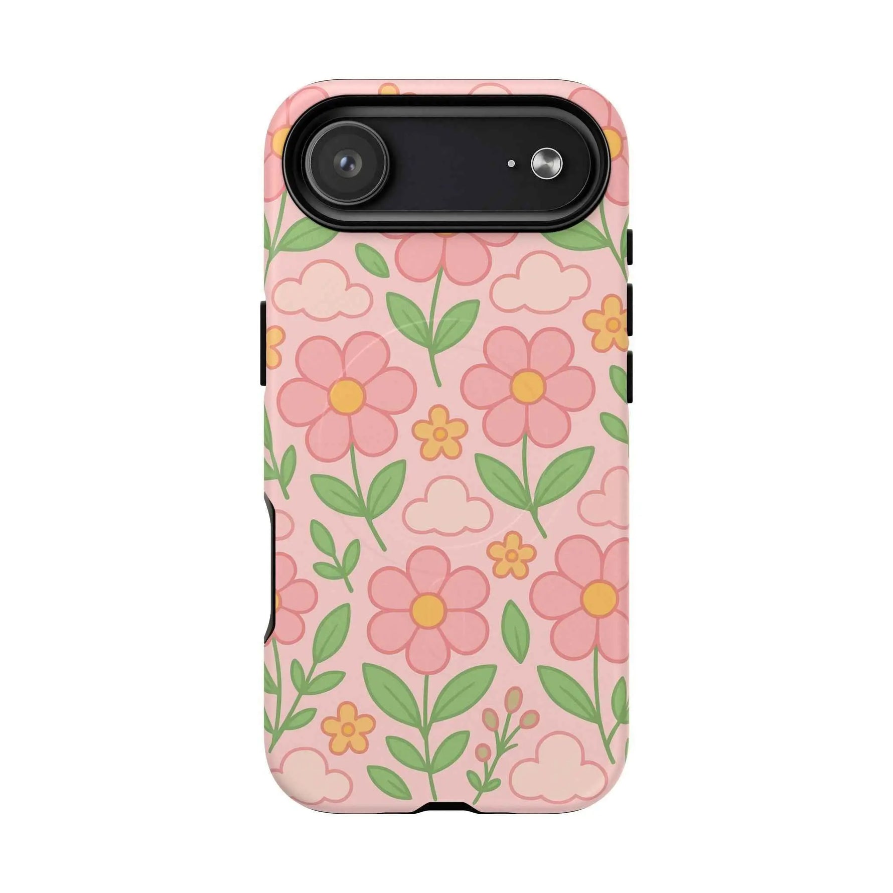 Floral Tough MagSafe Magnetic Phone Case - Stylish Protection for Your Device