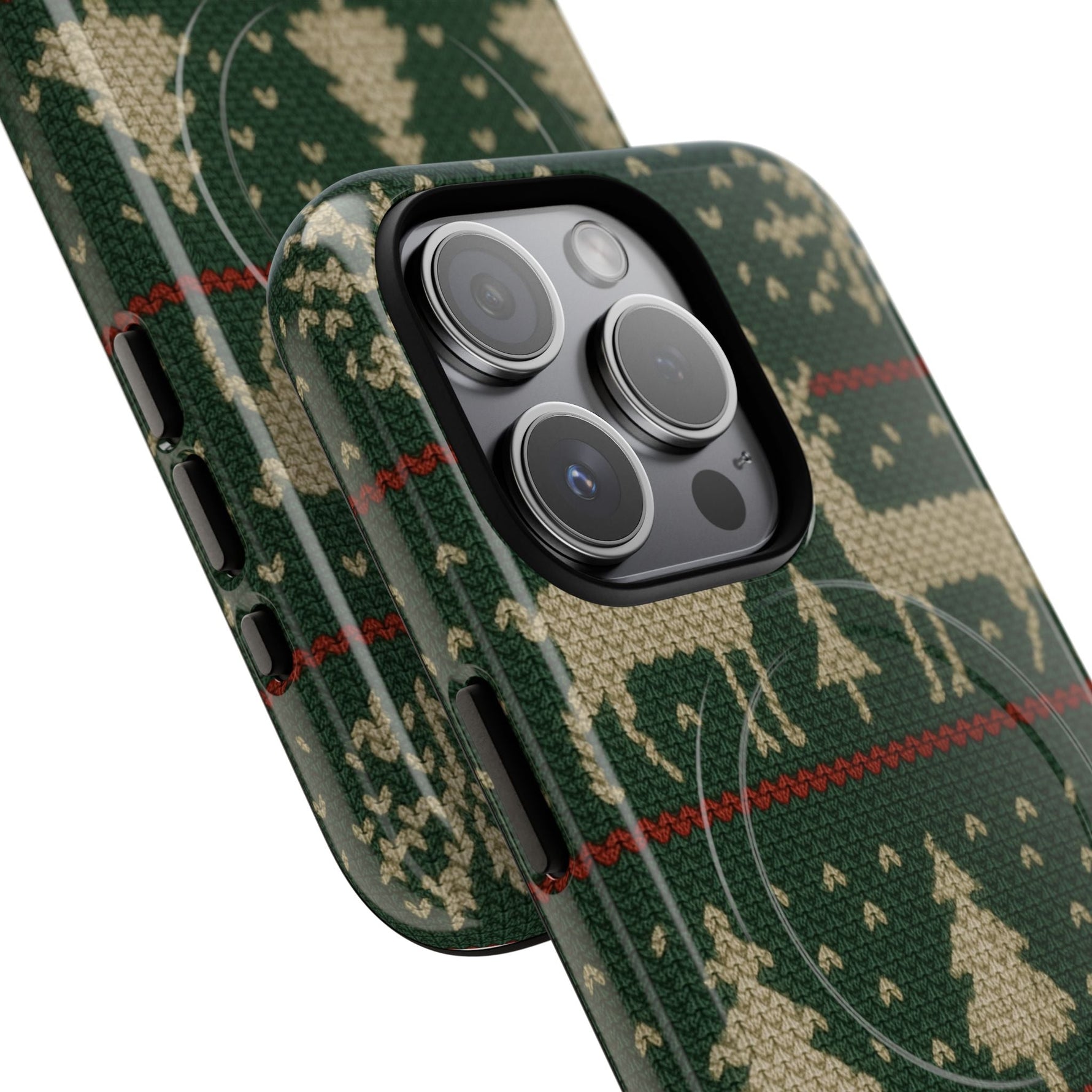 Holiday Knit Reindeer MagSafe Tough iPhone Case  Shamo's