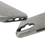Cracked Concrete Texture iPhone Case with MagSafe compatibility