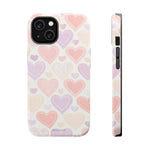 Pastel Heart Love MagSafe Impact-Resistant iPhone Case