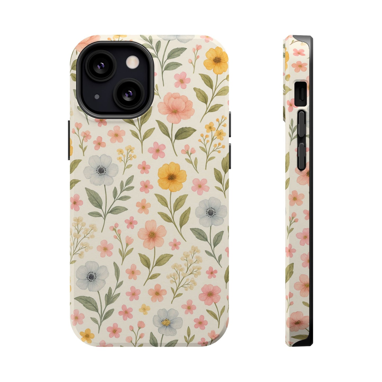 Floral Garden Impact iPhone Case with MagSafe compatibility  Shamo's iPhone 13 Mini / Glossy