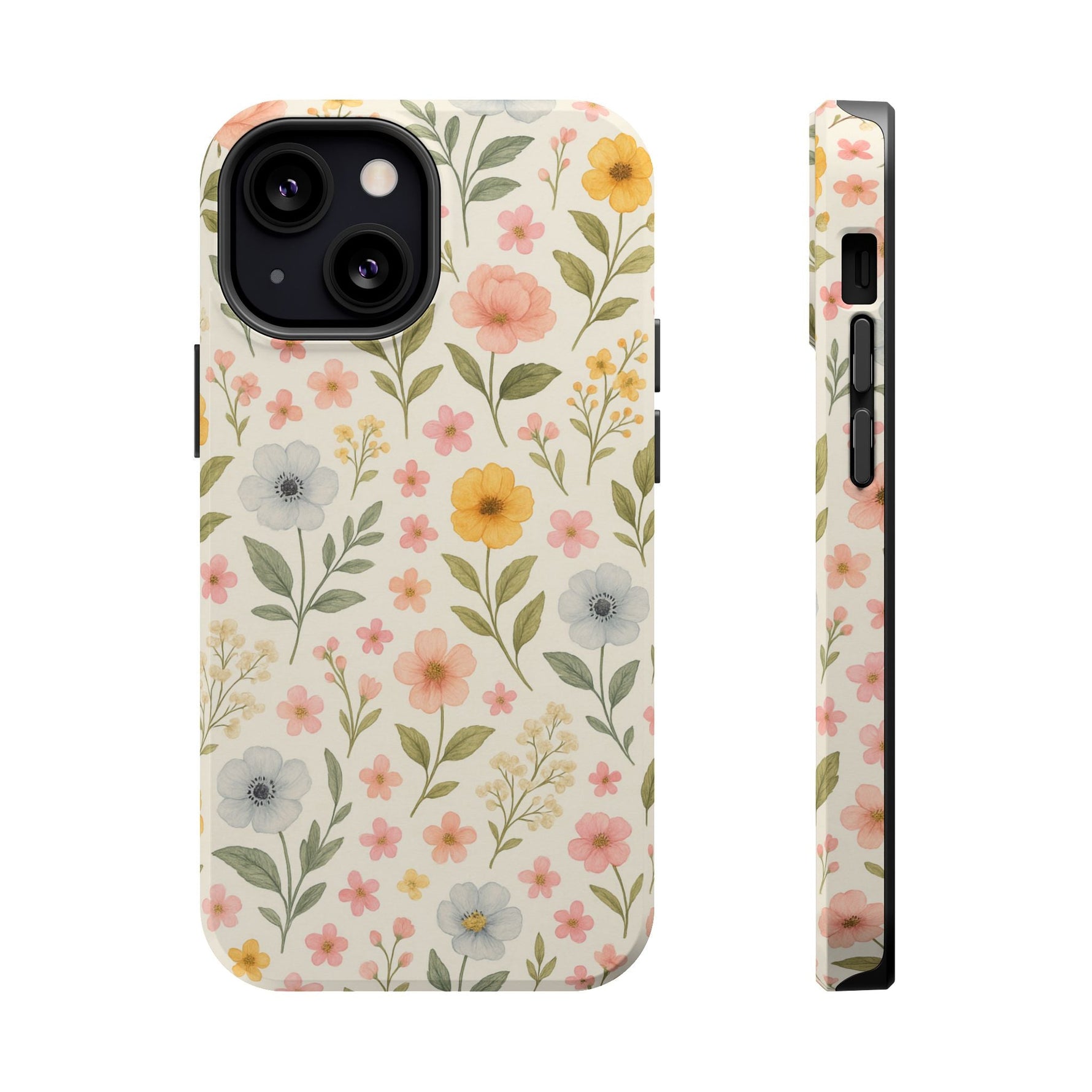 Floral Garden Impact iPhone Case with MagSafe compatibility  Shamo's iPhone 13 Mini / Glossy