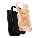 Ribbon Teddy Bear Love iPhone Case with MagSafe - Shamo's