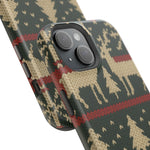 Holiday Reindeer Knit iPhone Case | compatible with MagSafe  Shamo's