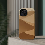 Neutral Desert Wave Design iPhone Case | MagSafe  Shamo's