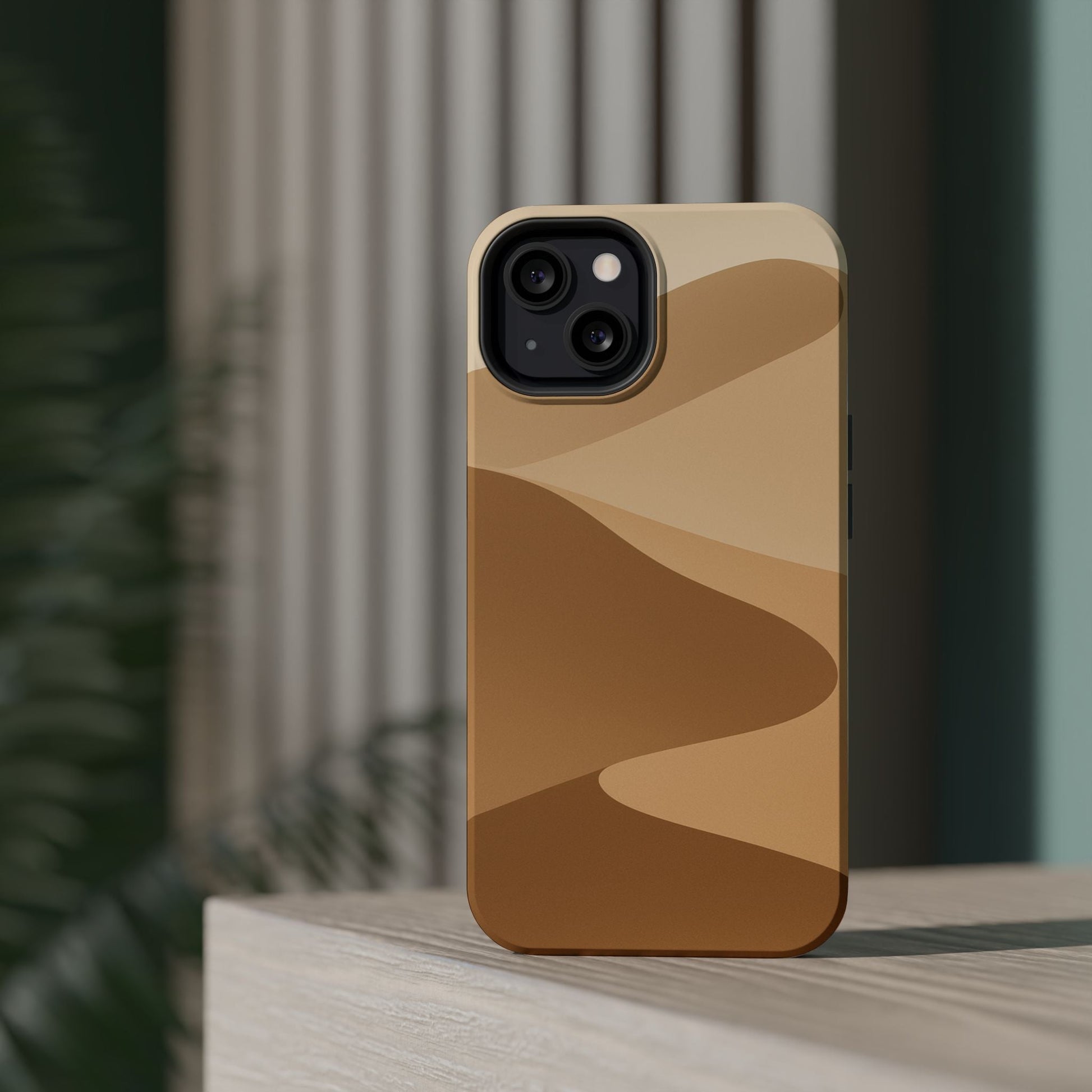 Neutral Desert Wave Design iPhone Case | MagSafe  Shamo's
