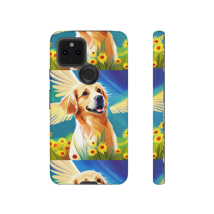 Tough Cases Golden Retriever with Wings Phone case