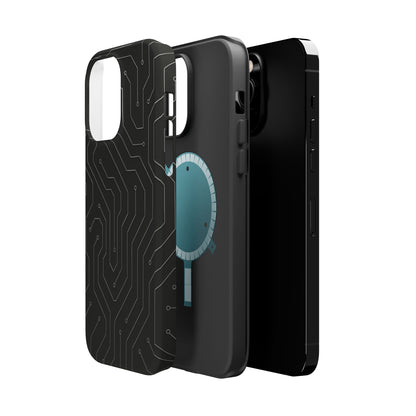 Black Circuit Board Design iPhone Case | MagSafe  Shamo's