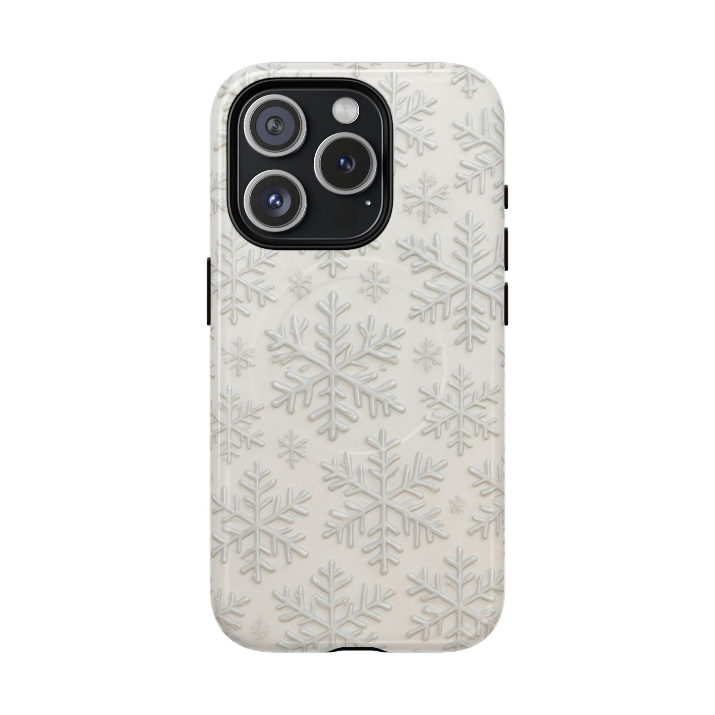Snowflake Texture iPhone Case compatible with MagSafe - Shamo's
