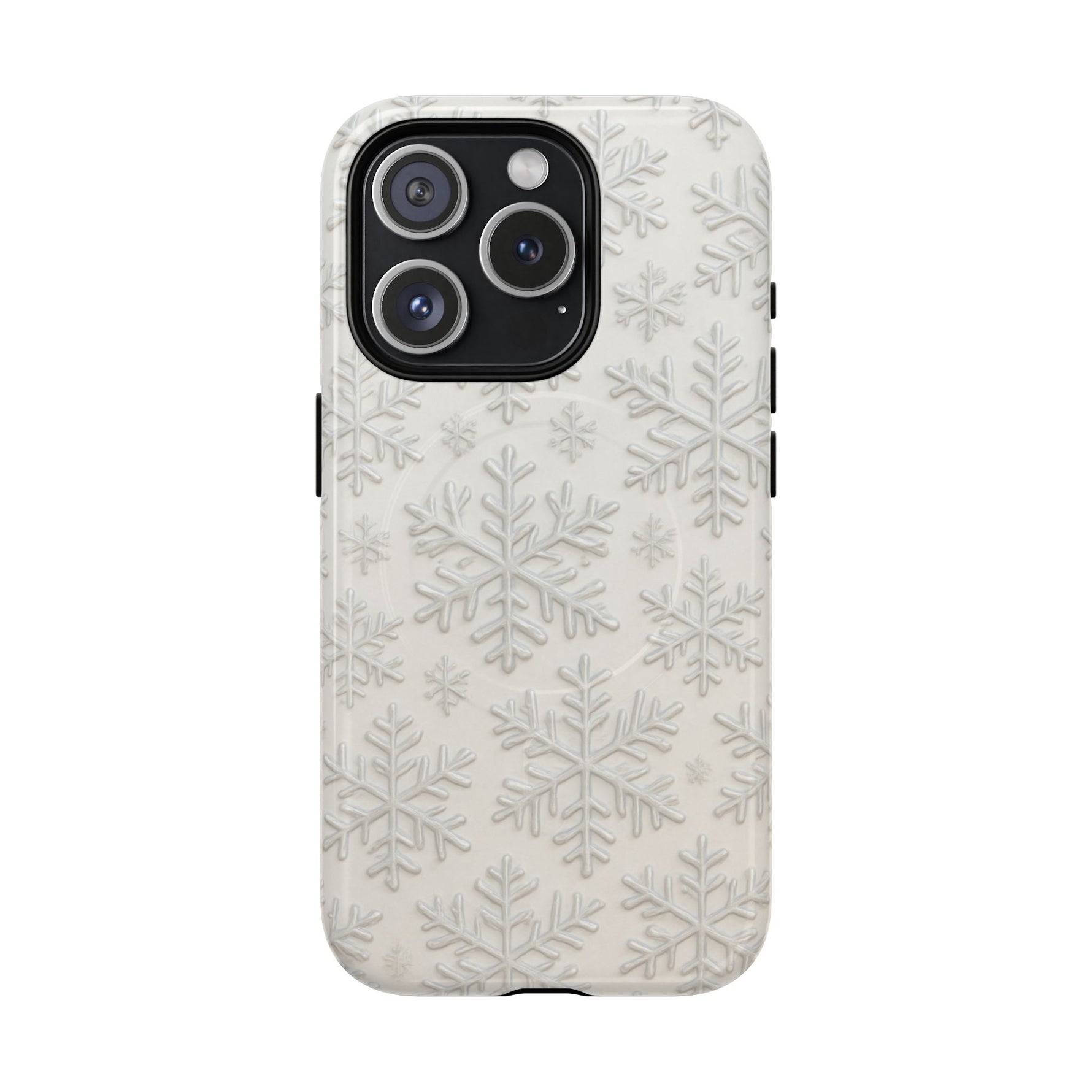 Snowflake Texture iPhone Case compatible with MagSafe - Shamo's