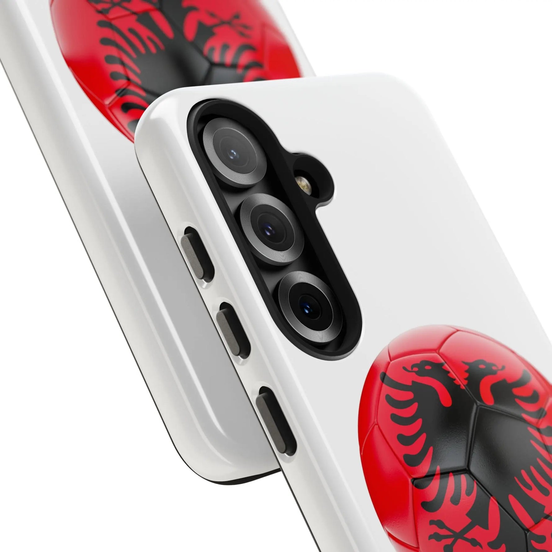 Tough Phone Cases with Albanian soccer flag - Shamo's