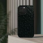 Dark Carbon Fiber Texture Magnetic Impact-Resistant iPhone Case | MagSafe compatible  Shamo's