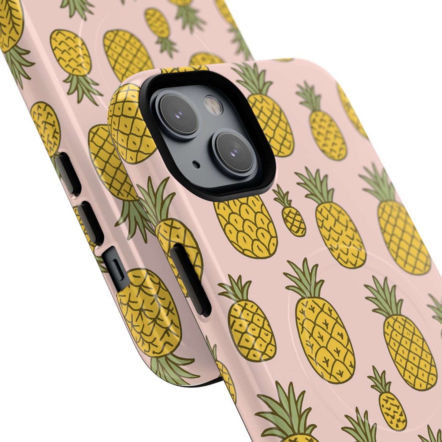 Pineapple Pattern Fruit Case for iPhone | MagSafe Compatible
