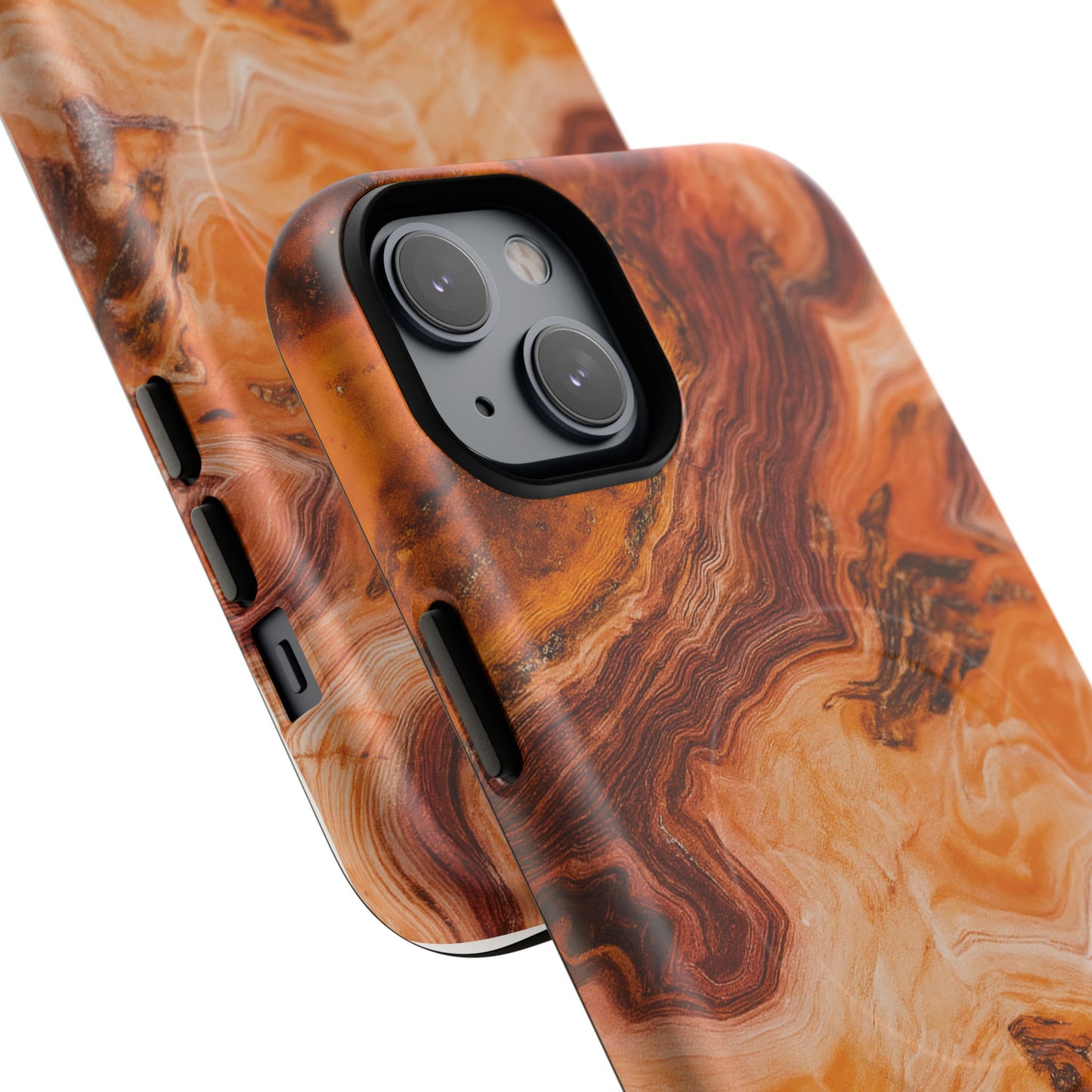Amber Agate Marble iPhone Case — compatible with MagSafe