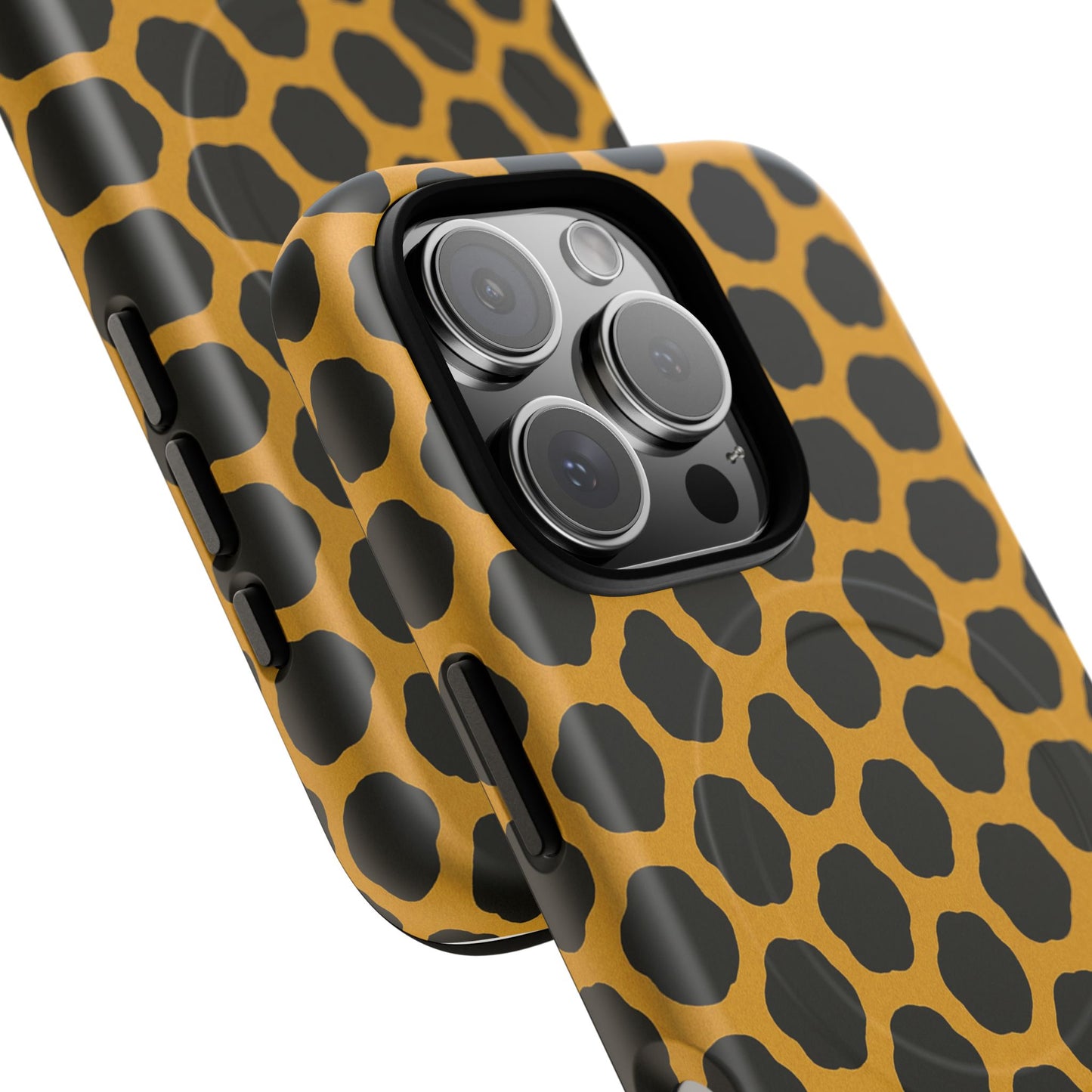Stylish Leopard Pattern Magnetic iPhone Case | Compatible with MagSafe