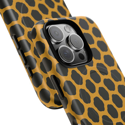 Stylish Leopard Pattern Magnetic iPhone Case | Compatible with MagSafe