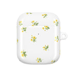 AirPods Case, French Petite Yellow Floral Protective Cover
