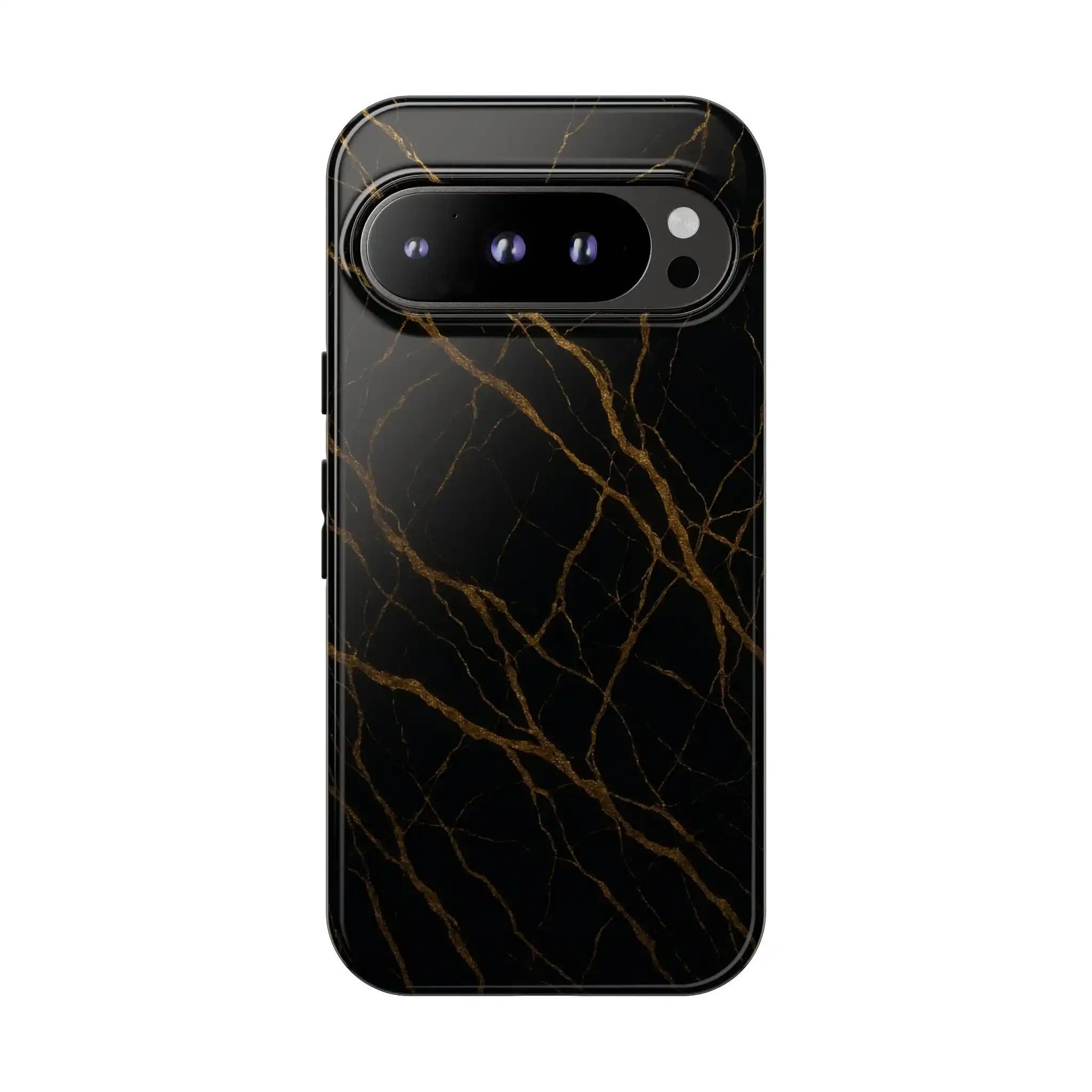 Black Marble Tough Phone Case  Shamo's Google Pixel 9 Pro / Glossy