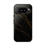 Black Marble Tough iPhone Case  Shamo's Google Pixel 9 Pro / Glossy