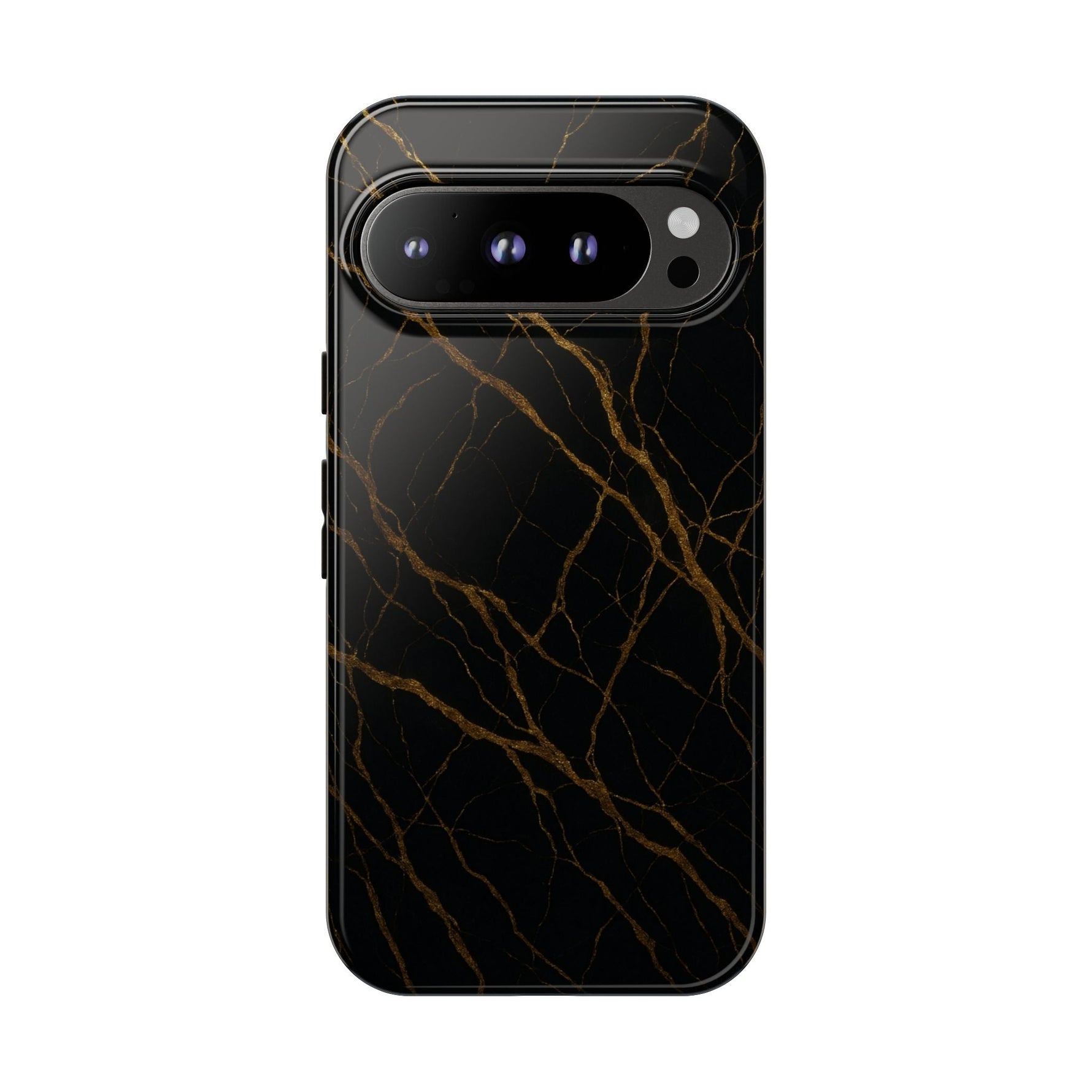Black Marble Tough iPhone Case  Shamo's Google Pixel 9 Pro / Glossy