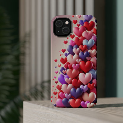 Love Hearts MagSafe iPhone Case — Magnetic, Impact-Resistant  Shamo's