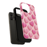 Barbiecore Glitter Hearts iPhone Case | MagSafe - Shamo's