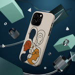 "Connected Lines" Minimalist iPhone Case — MagSafe, Magnetic Impact-Resistant  Shamo's