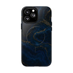 Midnight Marble iPhone Case with MagSafe - iPhone 13 Pro Max / Glossy - Shamo's
