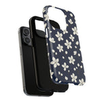 Navy Blossom Floral iPhone Case | MagSafe  Shamo's