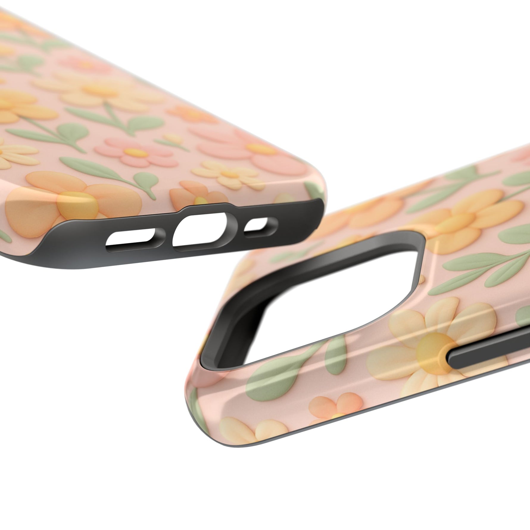 Vintage Floral 3D iPhone Case | MagSafe Compatible - Shamo's