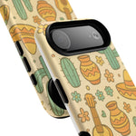 Mexico Hand-Drawn Cactus Pattern iPhone Case – Cute Desert Guitar & Sombrero Design | with MagSafe  Shamo's