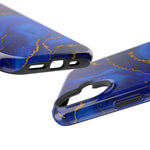 Blue Gold Marble Phone Case  Shamo's