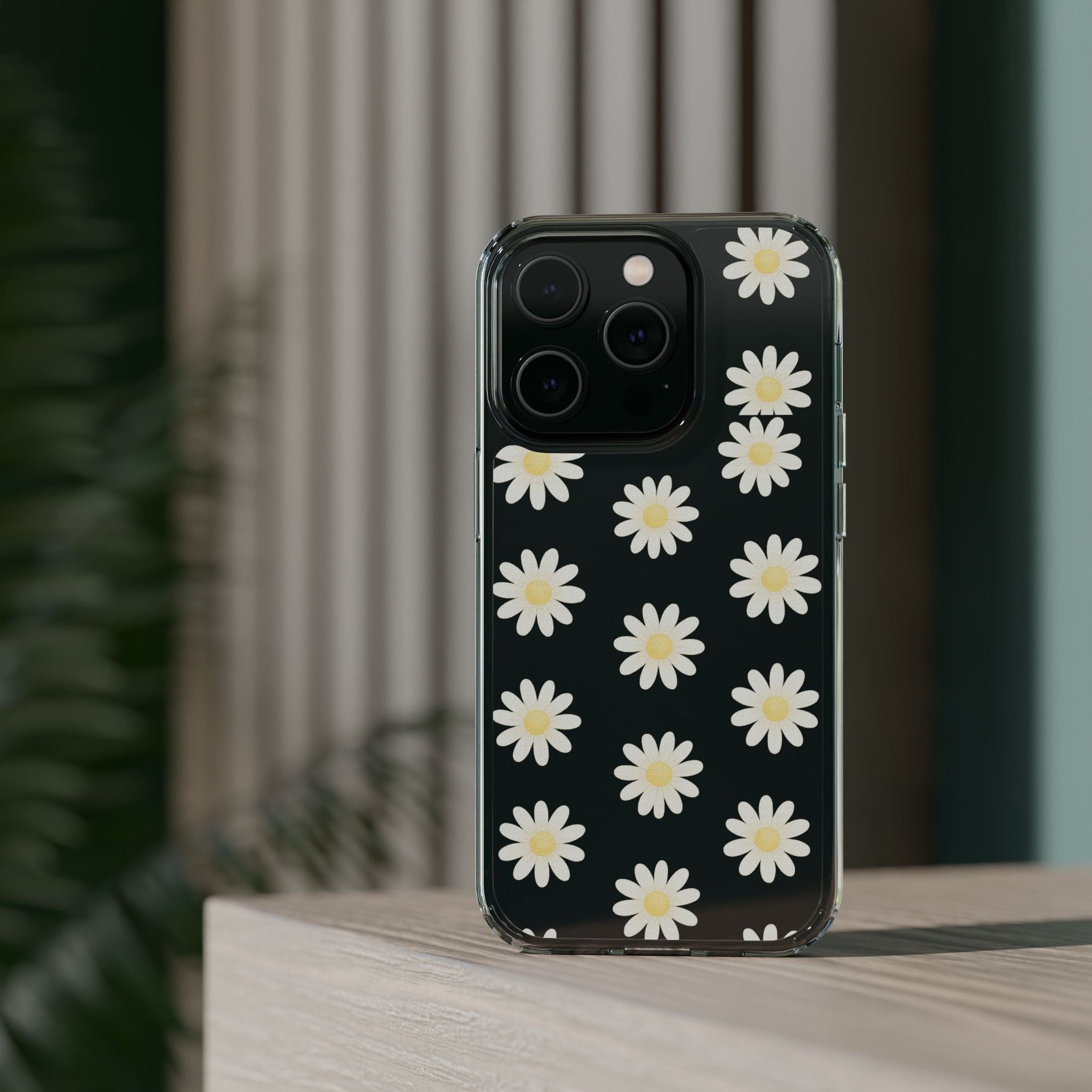 Daisy Floral Clear iPhone Case  Shamo's