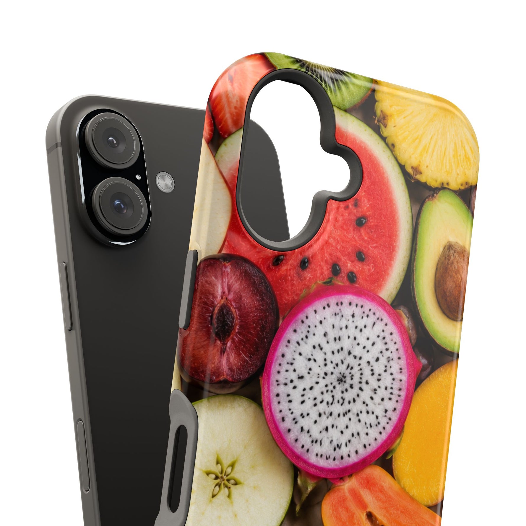 Tropical Fruit Magnetic Impact-Resistant Phone Case with MagSafe