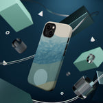 “Calm Over Chaos” Abstract Ocean Wave iPhone Case | MagSafe Compatible  Shamo's