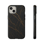 Black Marble Tough iPhone Case - Shamo's