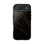 Black Marble Tough iPhone Case  Shamo's iPhone 17 Air / Glossy